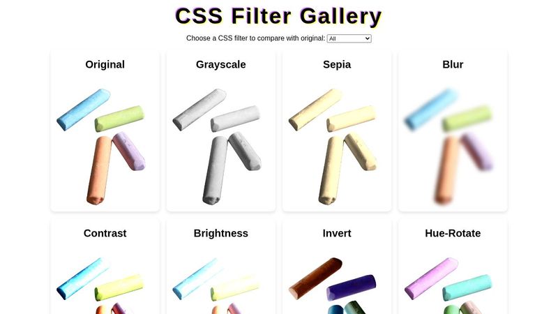 CSS Filter Gallery