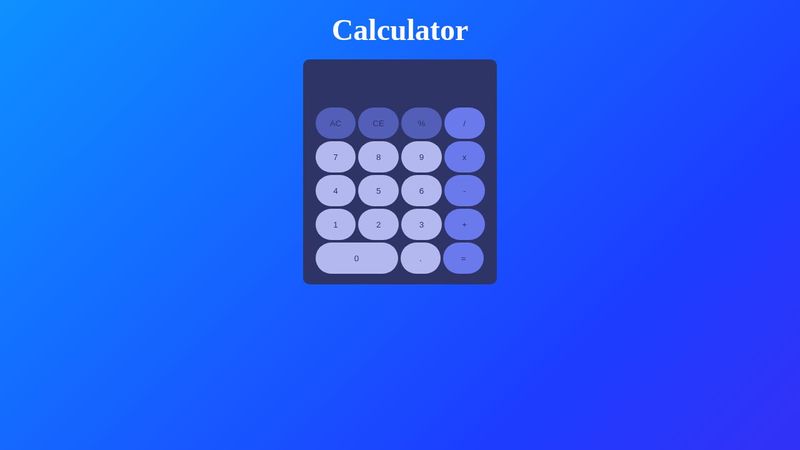 JavaScript Calculator