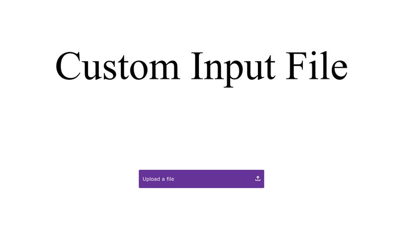 Custom File Button