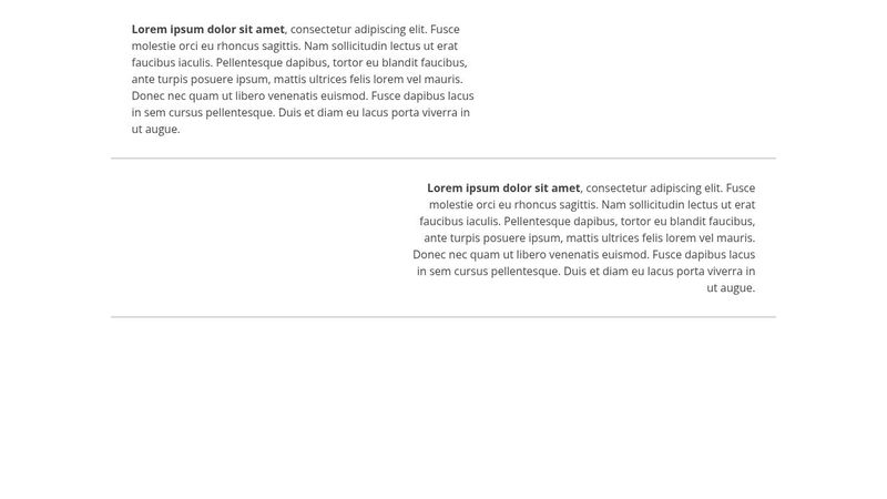 Responsive content paragraph with image background