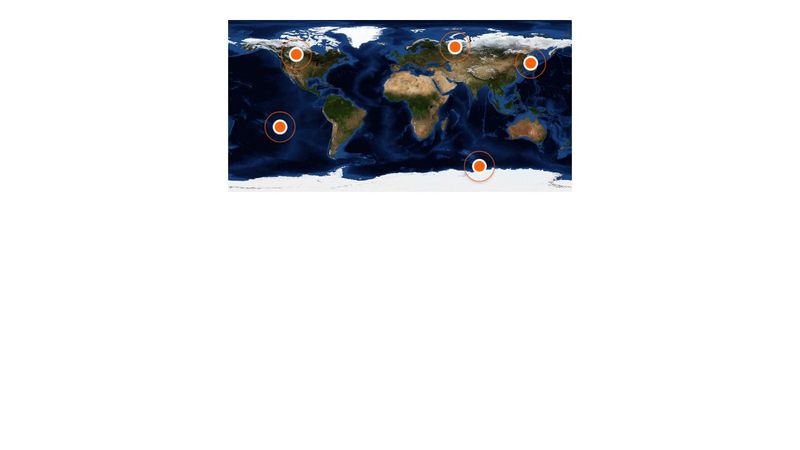 Globe image css location pointer