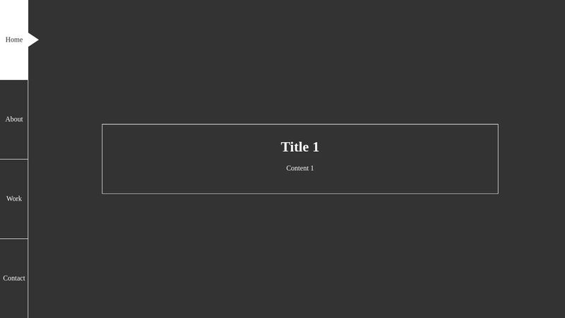 Navbar Vertical Pure CSS