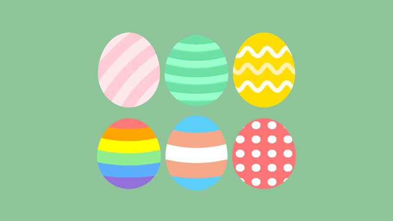 CSS single div easter eggs!