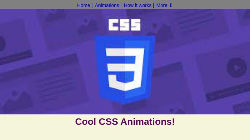 Cool CSS Website! image.