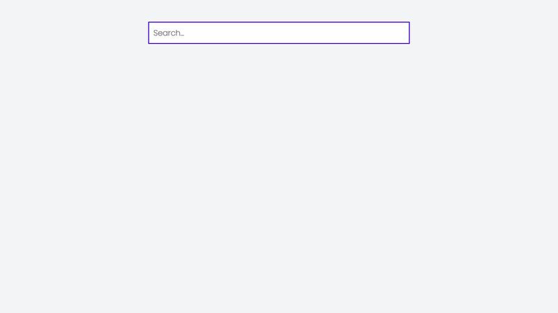 How To Create a Search Bar in HTML