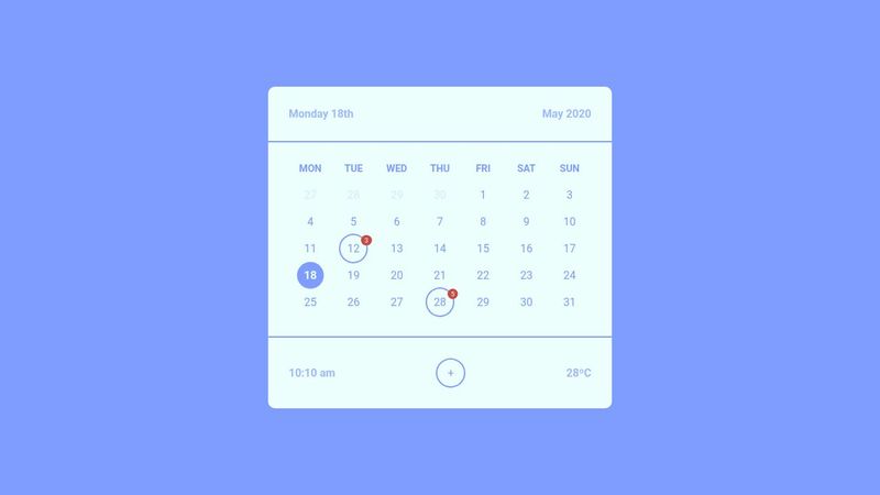 Calendar Layout - Loop 16