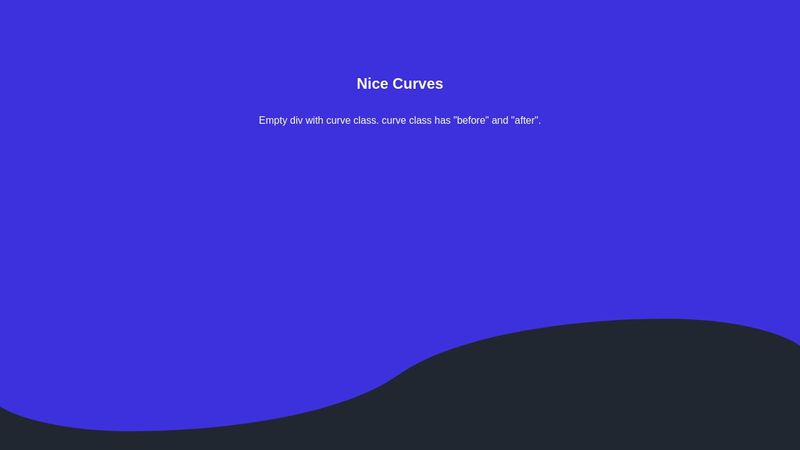 CSS Curve