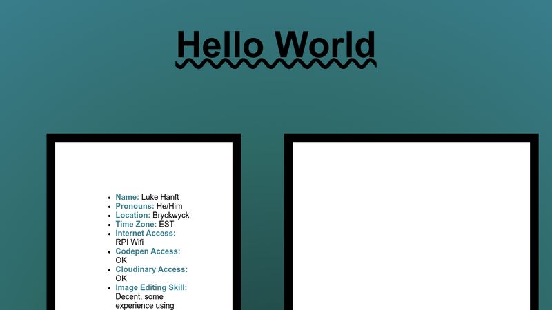 assignment write hello world coursera