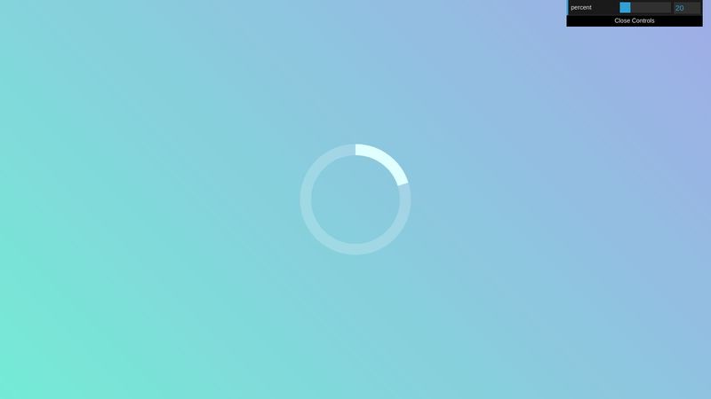 Progress Ring โ CSS-Only
