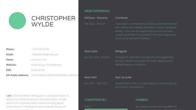 Responsive Resume