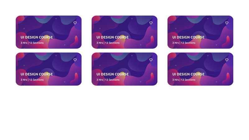 Course Card UI