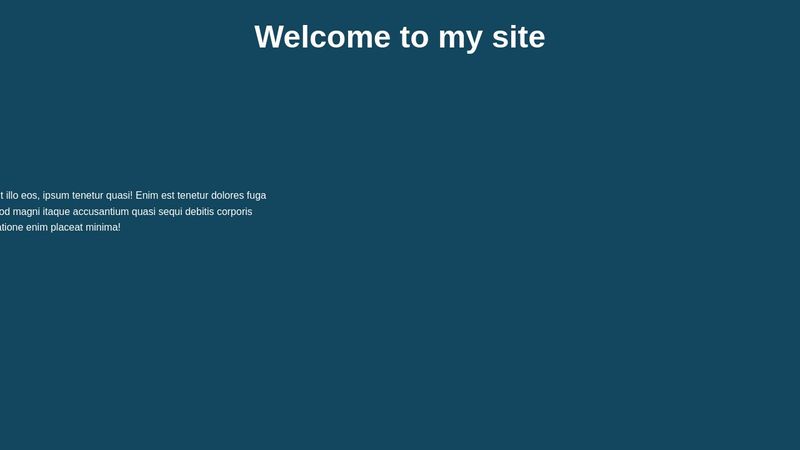 CSS Animated Landing Page