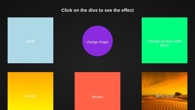 CSS Effects Part 1