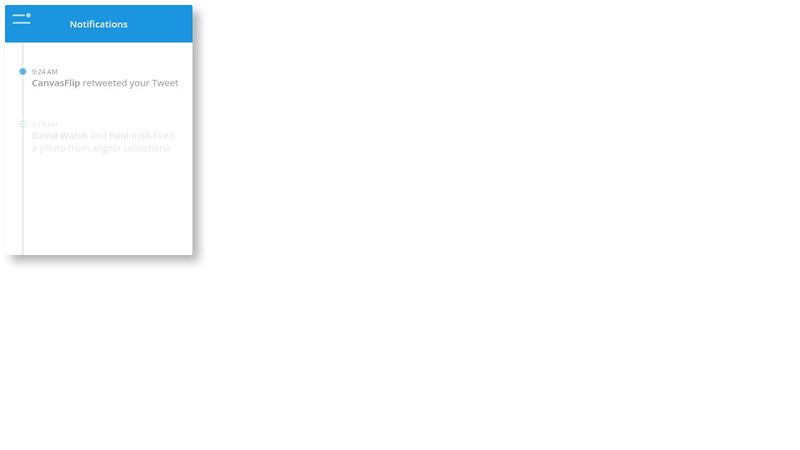 Notifications(UI) | HTML + CSS image.