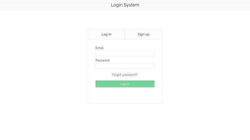 Login System Design