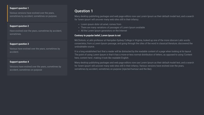 Bootstrap FAQ