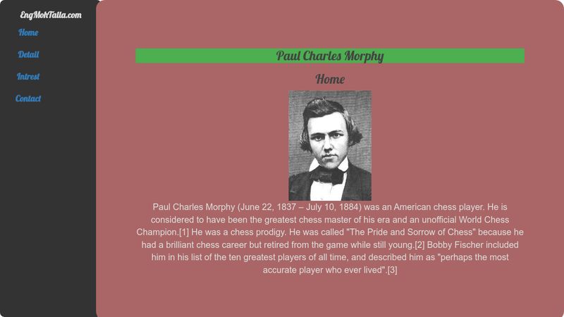 Paul Morphy - Wikiquote