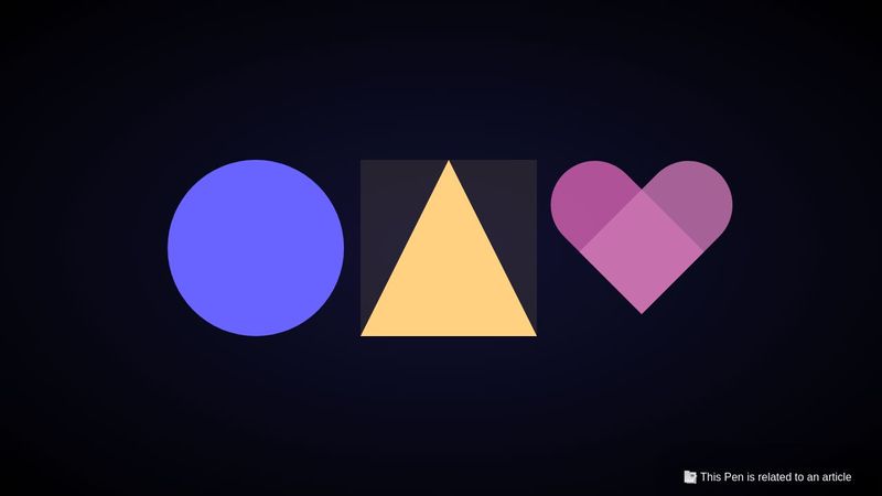 🙌 geometrical shapes with CSS (SASS)