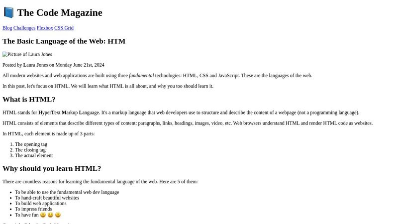 HTML Practice 3