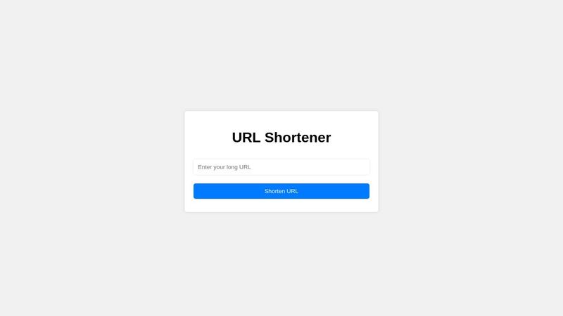 JavaScript Url Shortener