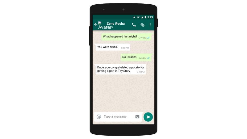 WhatsApp in Pure CSS and JS