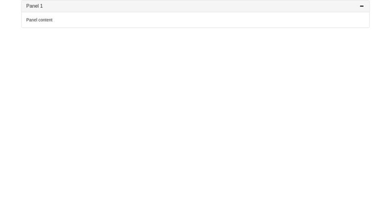 Full Clickable Panel Heading