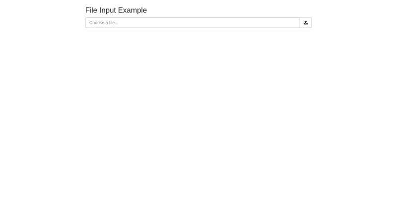 Bootstrap file input