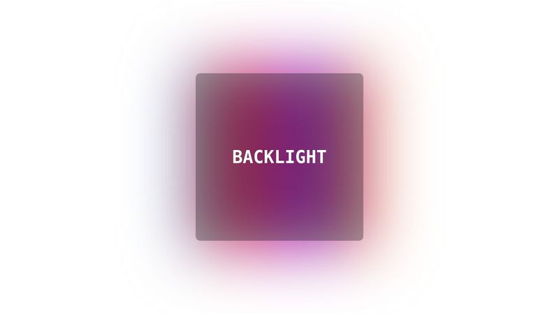 Backlight animation