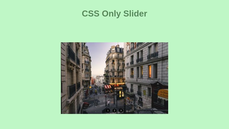 CSS only Slider