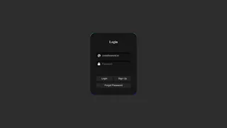 Neumorphism Login Form