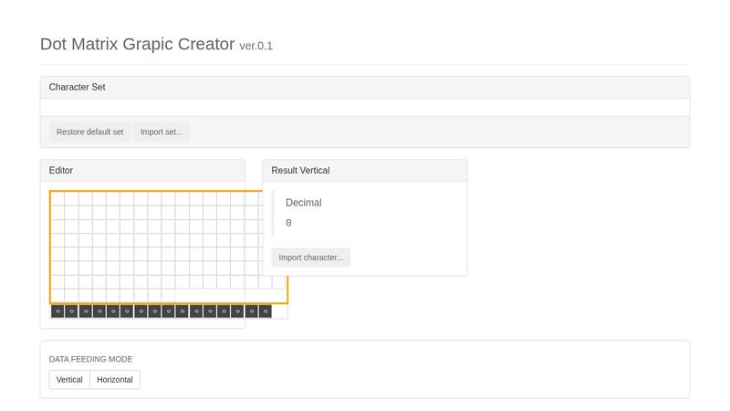 CSS Matrix Table Graphic Creator