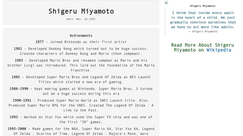 Shigeru Miyamoto - Wikipedia