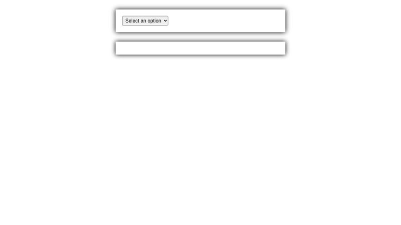 Show/Hide Div Content with Select Option Dropdown
