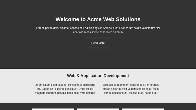 CSS Grid Website Layout