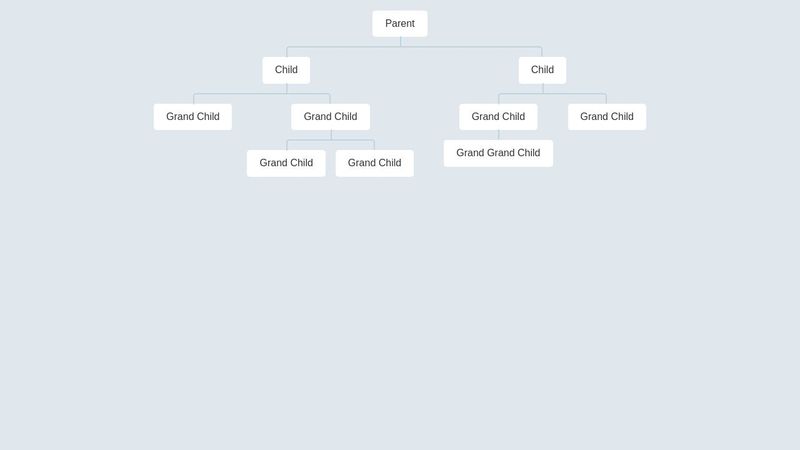 Pure CSS Tree Diagram