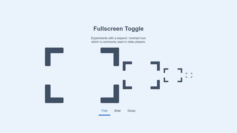 fullscreen toggle icon