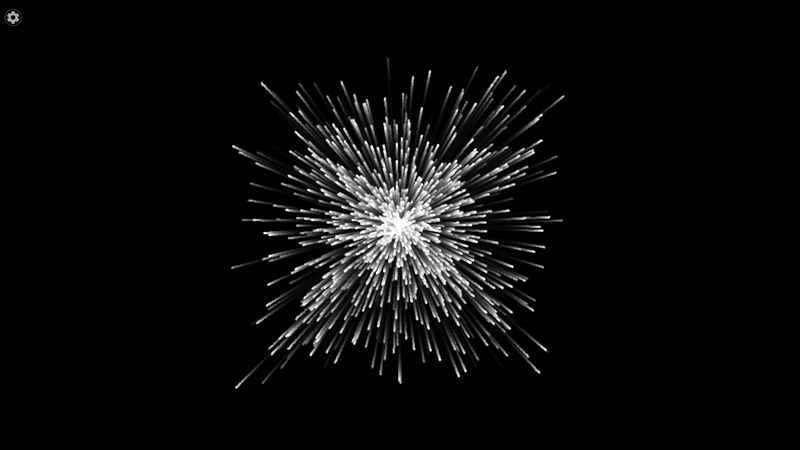 Javascript Canvas Particle Generator