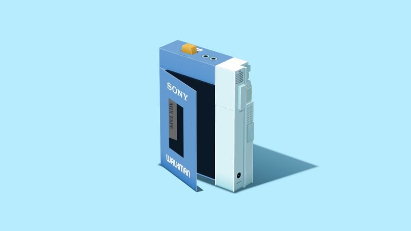 3D Walkman - Pure CSS Art