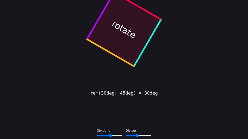 CSS Math functions: rem() (Visual reference)