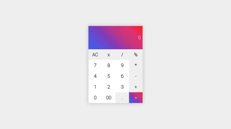 calculator (javascript - basics)