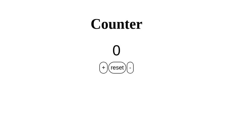 Basic Counter HTML+CSS+JS