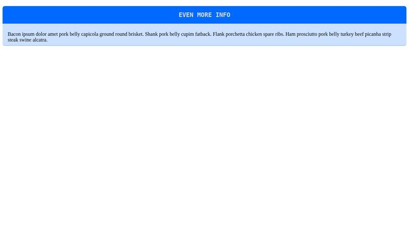 CSS Collapsible Part 2
