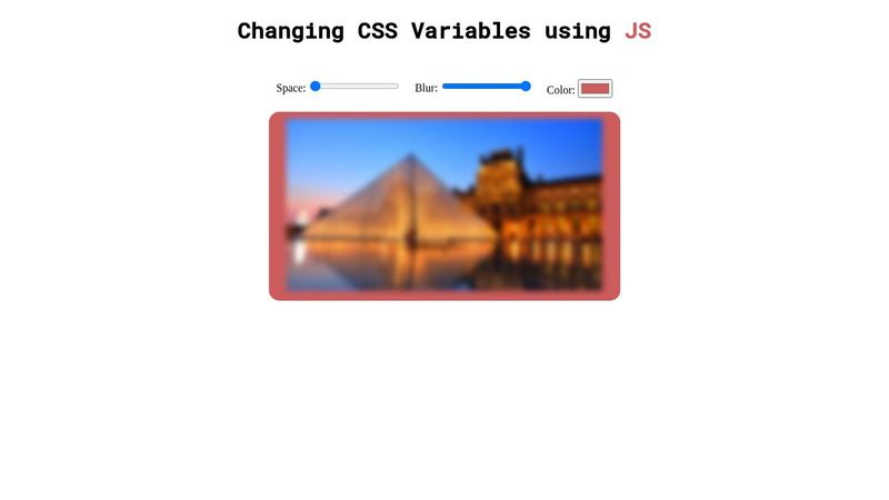 Updating CSS variables with JS