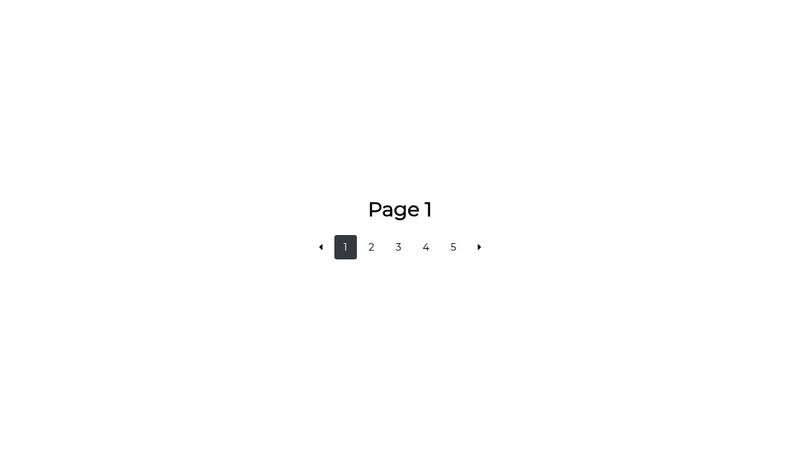 Pagination using HTML CSS Javascript
