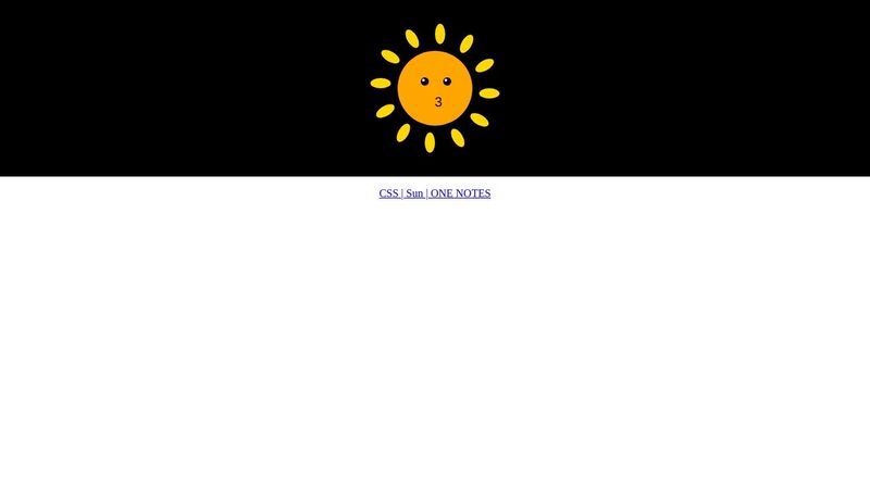 CSS | Sun
