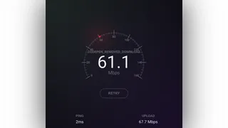 Internet Speed Test UI