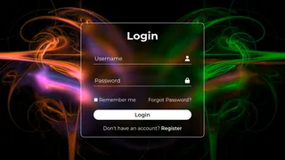 Animated Background Login Form