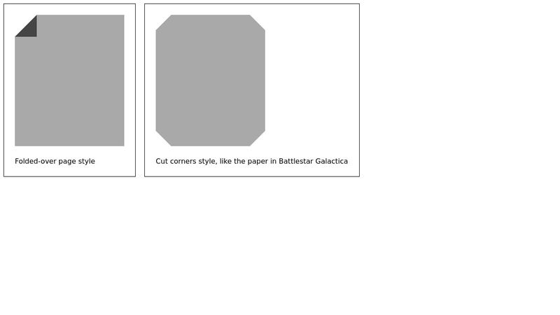 Cut Corner CSS Effect