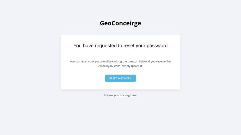 Forgot Password Template