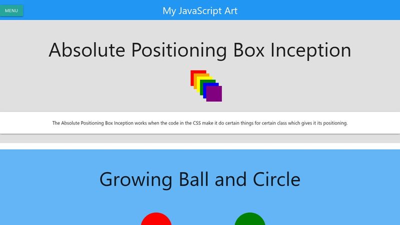 JSS11 Project 3: My JavaScript Art